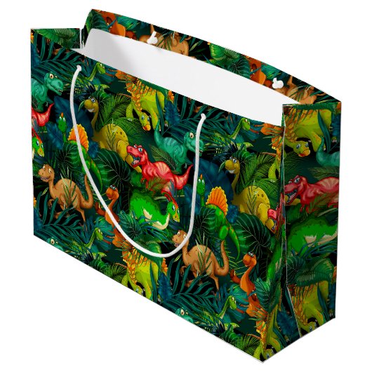 Dinosaur Park Groot Cadeauzakje (Achterkant Gekanteld)