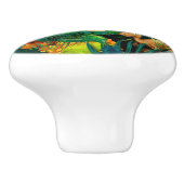 Dinosaur Park Keramische Knop (Zijkant)