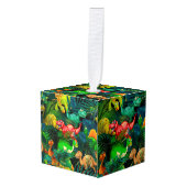 Dinosaur Park Kubus Ornament (Voorkant hoekig)