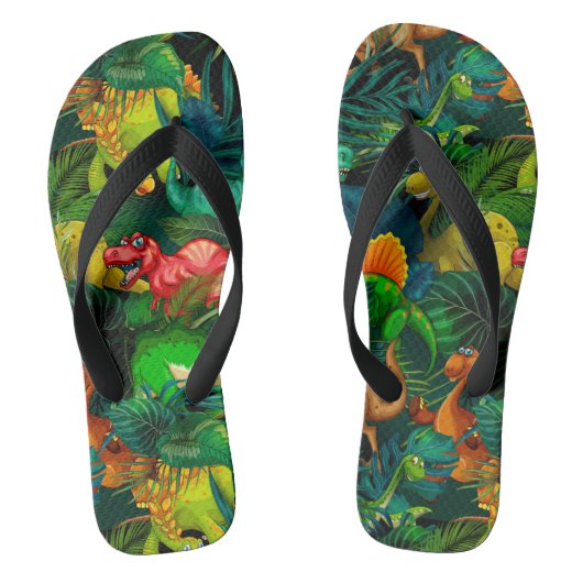 Dinosaur Park Teenslippers (Voetbed)