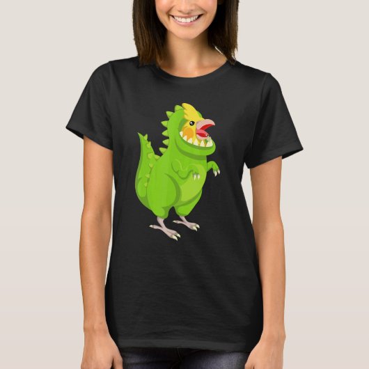 Dinosaur Parrot Pet T-shirt (Voorkant)