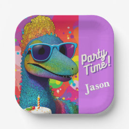Dinosaur Party Paper Borden Papieren Bordje