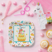 Dinosaur Party Papieren Bordje (Feest)