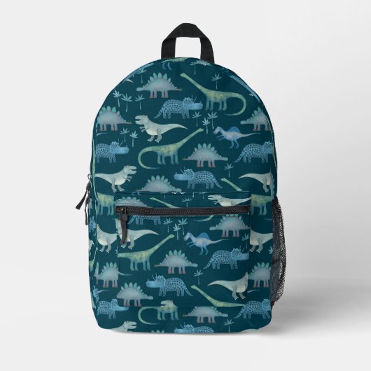 Dinosaur Pattern Bedrukte Rugzak (Voorkant)