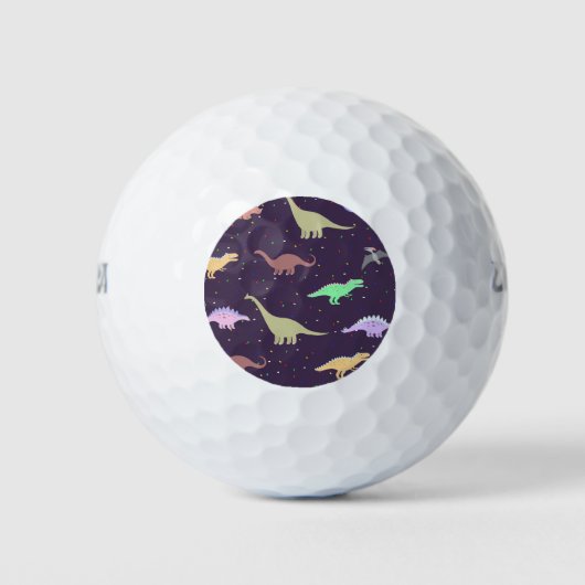 Dinosaur Pattern Golfballen (Voorkant)