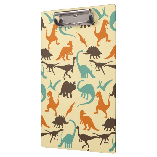 Dinosaur Pattern Silhouette Klembord (Links)