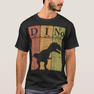 Dinosaur Periodic Table Elements T rex Dino Paleon T-shirt