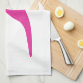 Dinosaur Pink Theedoek (Quarter Fold)