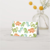 Dinosaur Place kaarten / voedsel tenten (Achterkant)