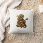 Dinosaur Playing Guitar Kussen (Deken)