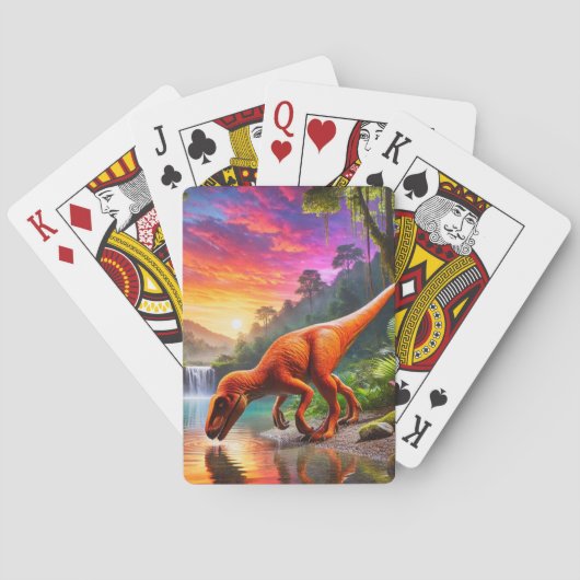 Dinosaur Pokerkaarten (Achterkant)