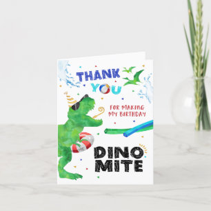 Dinosaur Pool Carte de remerciements