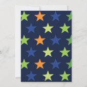 Dinosaur Pool Verjaardagsfeestje Bash Boy Dino Flo Kaart (Achterkant)