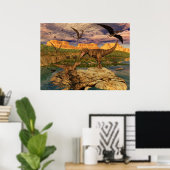 Dinosaur-poster Poster (Thuiskantoor)