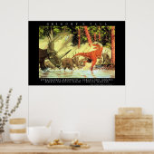 Dinosaur Poster Styracosaurs Gorgosaurus Greg Paul (Cuisine)