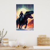 Dinosaur Posters for Adults or Kid's Room (Cuisine)