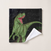 Dinosaur - Prehistorische nacht Bad Handdoek (Wasdoekje)