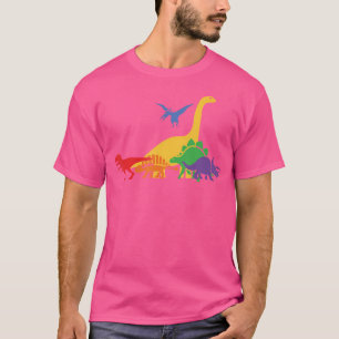 Dinosaur Pride Maand Gay Rainbow LGBTQ T-shirt