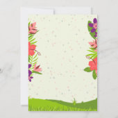 Dinosaur Princess Invitation d'anniversaire (Dos)