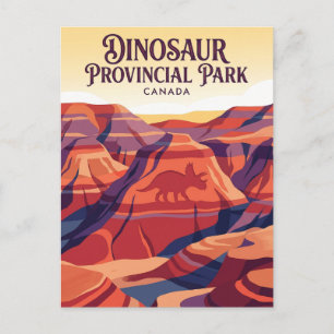 Dinosaur Provincial Park Canada Briefkaart