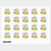 Dinosaur Pteranodon Naam Stickers (Vel)