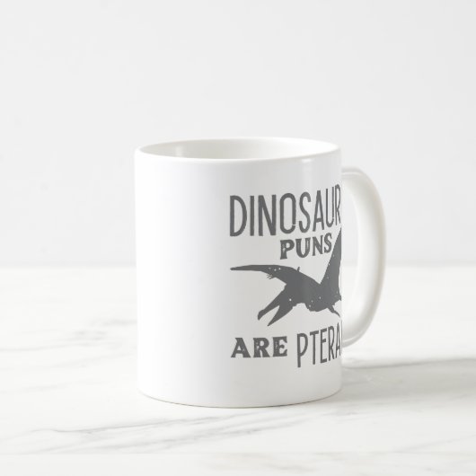 Dinosaur Puns zijn terabyl Koffiemok (Voorkant rechts)