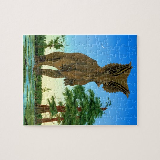 Dinosaur Puzzle Chasmosaurus Gregory Paul Legpuzzel (Horizontaal)