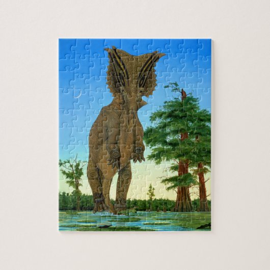 Dinosaur Puzzle Chasmosaurus Gregory Paul Legpuzzel (Verticaal)