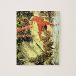 Dinosaur Puzzle Gorgosaur Styracosaur Gregory Paul Legpuzzel