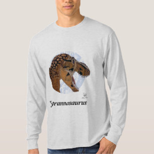 Dinosaur Raglan Tyrannosaurus Portrait Greg Paul T-shirt