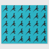 Dinosaur Raptor, Dino Design Cadeaupapier (Vlak)