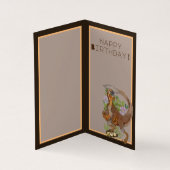 Dinosaur Raptor Jungle Art Anniversaire (Inside)