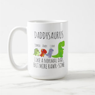 Dinosaur rawr-some Daddysaurus Koffiemok