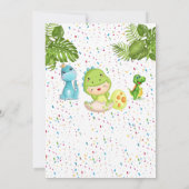 Dinosaur reçoit une invitation pour neuf ans (Dos)