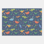 Dinosaur-reeks — Verpakkingspapier Inpakpapier Vel (Voorkant 2)