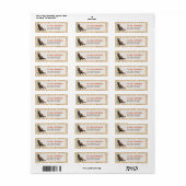 Dinosaur Return Address Labels (Full Sheet)