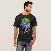 Dinosaur Rex Skeleton Scary Halloween Boys T-shirt (Voorkant volledig)