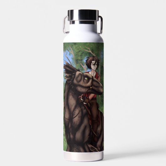 Dinosaur Rider Waterfles (Voorkant)
