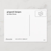 Dinosaur Roaring, Bonne Saint Valentin, Carte post (Dos)