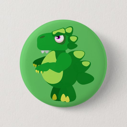 Dinosaur Ronde Button 5,7 Cm (Voorkant)
