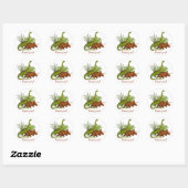 Dinosaur Ronde Sticker (Vel)