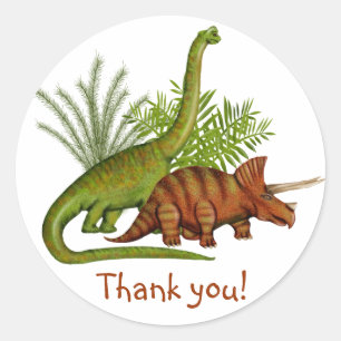 Dinosaur Ronde Sticker