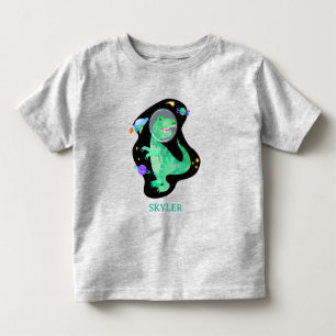 Dinosaur Ruimtevaarder Buitenruimte Kinder Shirts