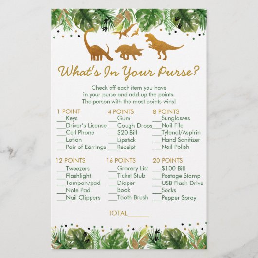 Dinosaur Safari Wat zit er in je paardenschoeisel? (Voorkant)