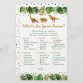 Dinosaur Safari Wat zit er in je paardenschoeisel? (Voorkant / Achterkant)