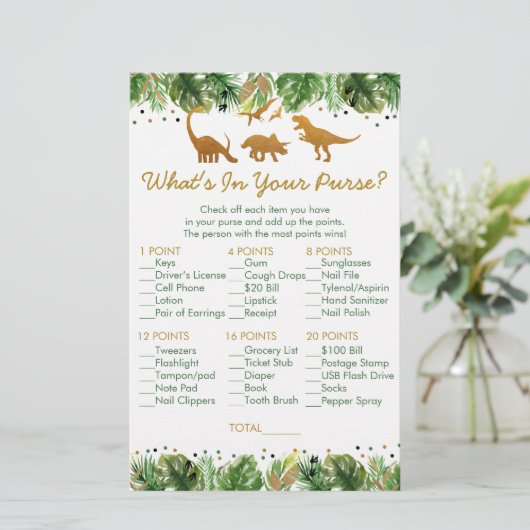 Dinosaur Safari Wat zit er in je paardenschoeisel? (Staand voorkant)