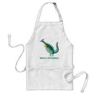 Dinosaur - Santa Claus Helper Standaard Schort