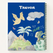Dinosaur School Notes List Sketch Notitieboek (Achterkant)