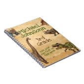 Dinosaur-schoollaptop Notitieboek (Rechterzijde)