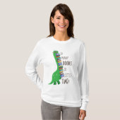 Dinosaur Shirt Gift Ideas for Book Lovers (Voorkant volledig)